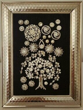 Custom Made Silver And Pearl Jewelry Art